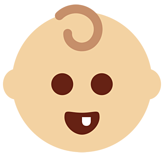 👶🏼 Emoji Baby: mittelhelle Hautfarbe Twitter Twemoji 15.0.
