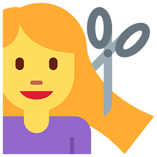 💇‍♀️ Emoji Mujer Cortándose El Pelo en Twitter Twemoji 15.0.