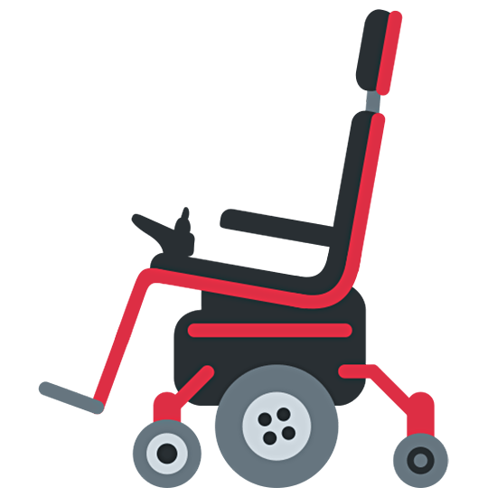 🦼 Emoji elektrischer Rollstuhl Twitter Twemoji 15.0.