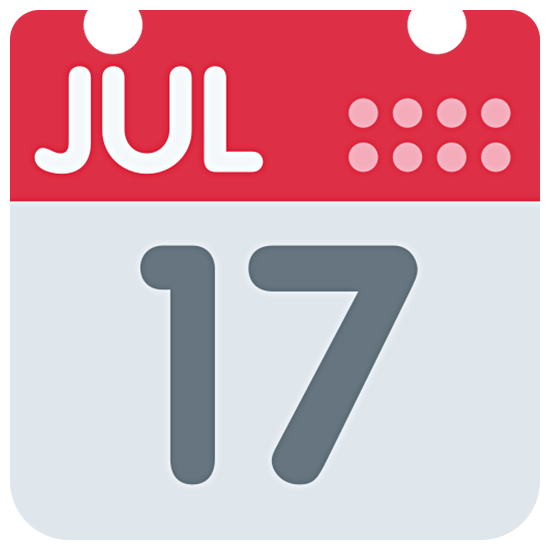 📅 Emoji Calendario en Twitter Twemoji 15.0.
