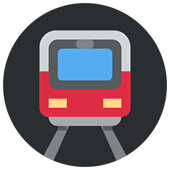 Emoji 🚇 Metropolitana su Twitter Twemoji 15.0.