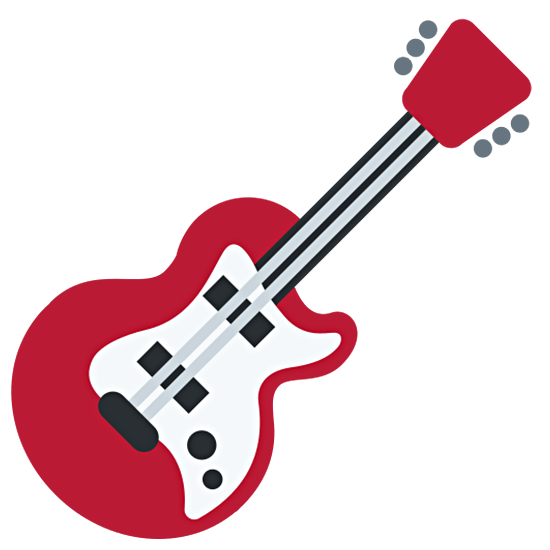 🎸 Emoji Guitarra en Twitter Twemoji 15.0.
