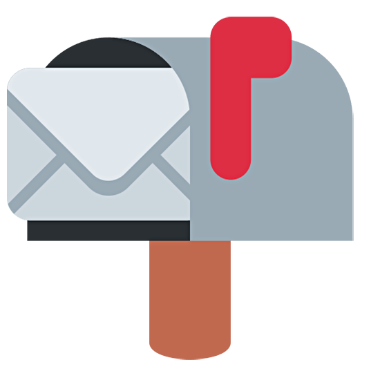 📬 Emoji offener Briefkasten mit Post Twitter Twemoji 15.0.