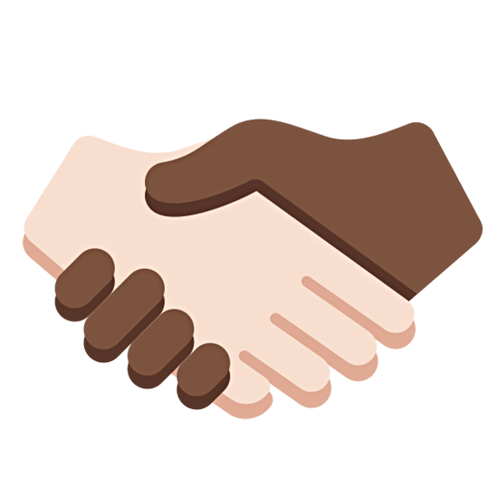 🫱🏻‍🫲🏿 Emoji Handschlag: helle Hautfarbe, dunkle Hautfarbe Twitter Twemoji 15.0.