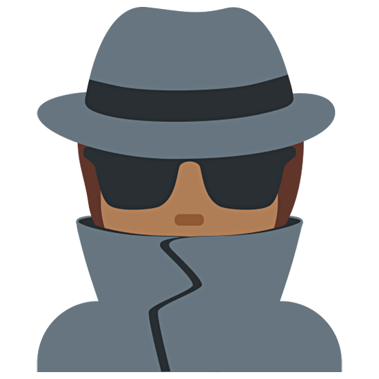 🕵🏾 Emoji Detektiv(in): mitteldunkle Hautfarbe Twitter Twemoji 15.0.