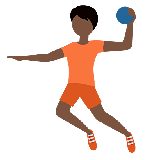 🤾🏿 Emoji Handballspieler(in): dunkle Hautfarbe Twitter Twemoji 15.0.