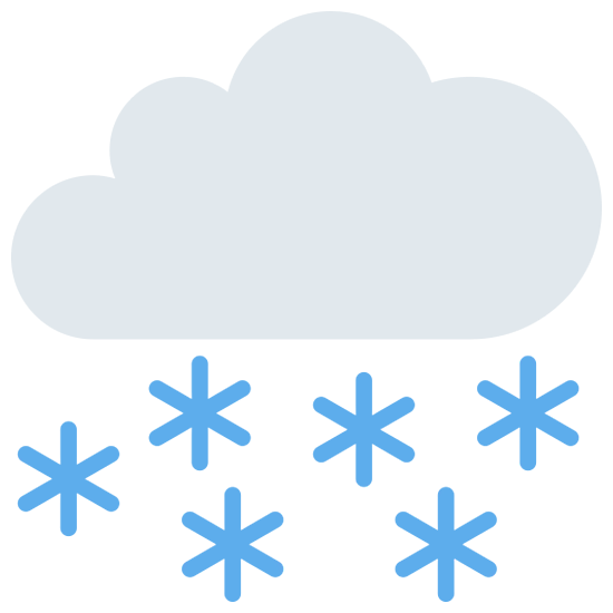 🌨️ Emoji Nube Con Nieve en Twitter Twemoji 15.0.