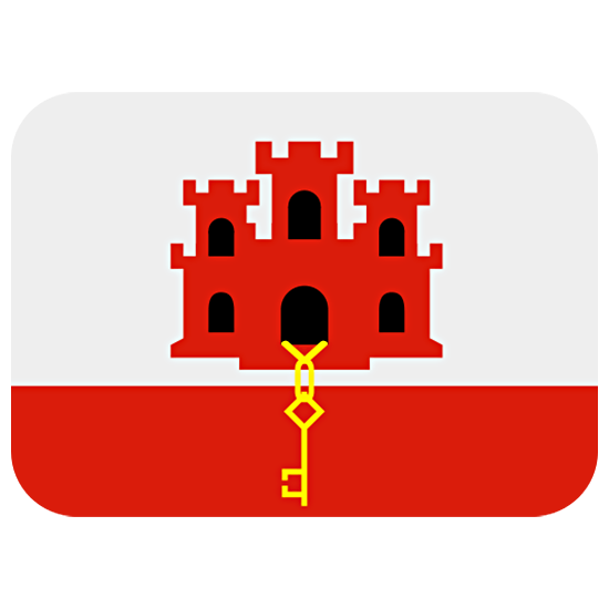 🇬🇮 Emoji Flagge: Gibraltar Twitter Twemoji 15.0.