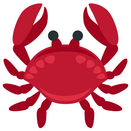 Émoji 🦀 Crabe sur Twitter Twemoji 15.0.