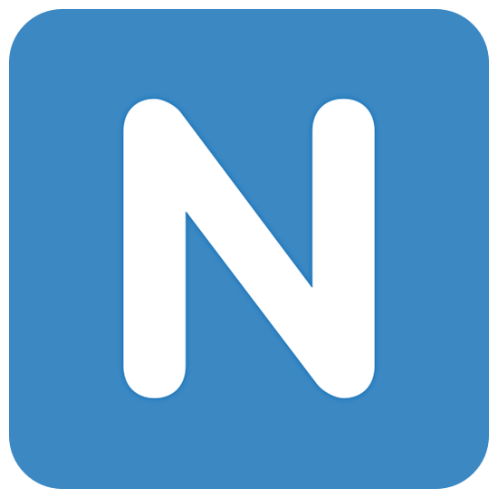 🇳 Emoji Indicador regional símbolo letra N en Twitter Twemoji 15.0.