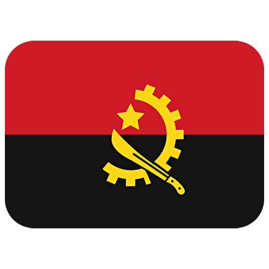 🇦🇴 Emoji Bandeira: Angola na Twitter Twemoji 15.0.