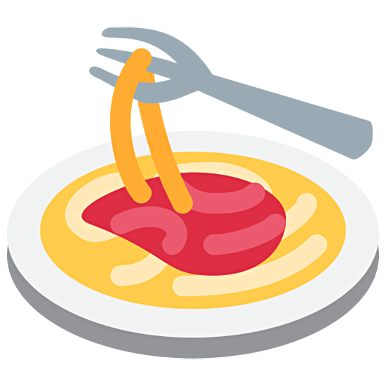 Emoji 🍝 Spaghetti su Twitter Twemoji 15.0.