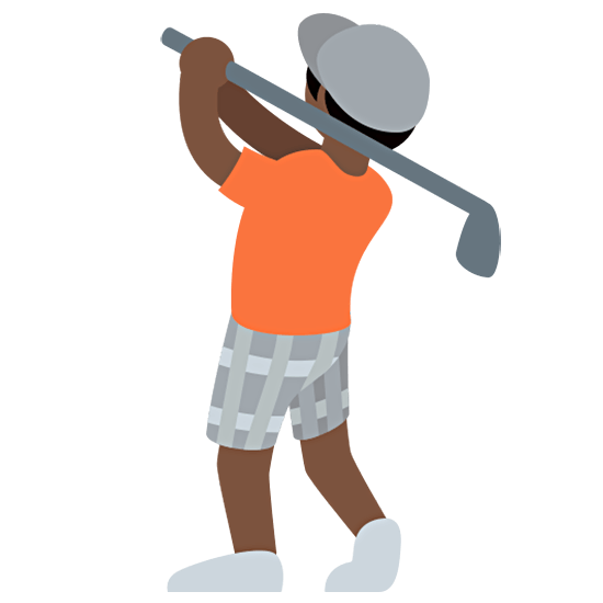 🏌🏿 Emoji Golfer(in): dunkle Hautfarbe Twitter Twemoji 15.0.