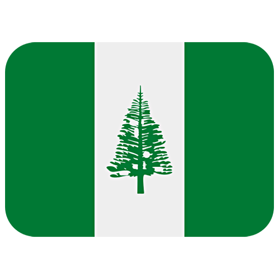 🇳🇫 Emoji Flagge: Norfolkinsel Twitter Twemoji 15.0.