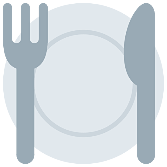 🍽️ Emoji Teller mit Messer und Gabel Twitter Twemoji 15.0.