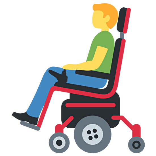 👨‍🦼 Emoji Homem Em Cadeira De Rodas Motorizada na Twitter Twemoji 15.0.