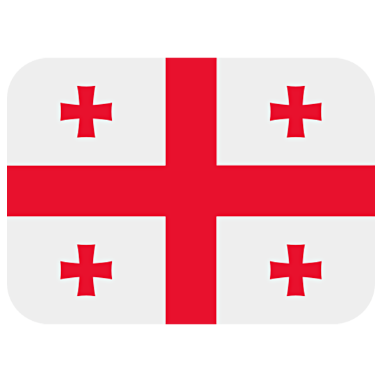 🇬🇪 Emoji Bandeira: Geórgia na Twitter Twemoji 15.0.