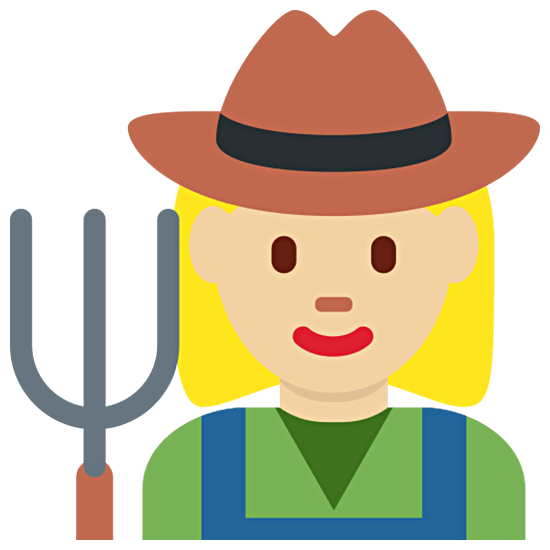 👩🏼‍🌾 Emoji Agricultora: Tono De Piel Claro Medio en Twitter Twemoji 15.0.