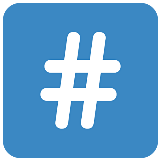 Emoji #️⃣ Tasto: # su Twitter Twemoji 15.0.