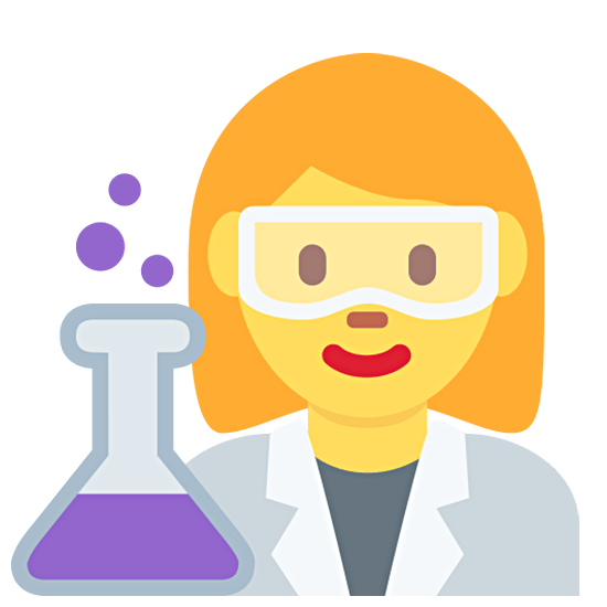 👩‍🔬 Emoji Científica en Twitter Twemoji 15.0.