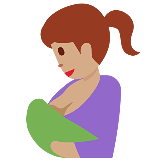 🤱🏽 Emoji Lactancia Materna: Tono De Piel Medio en Twitter Twemoji 15.0.