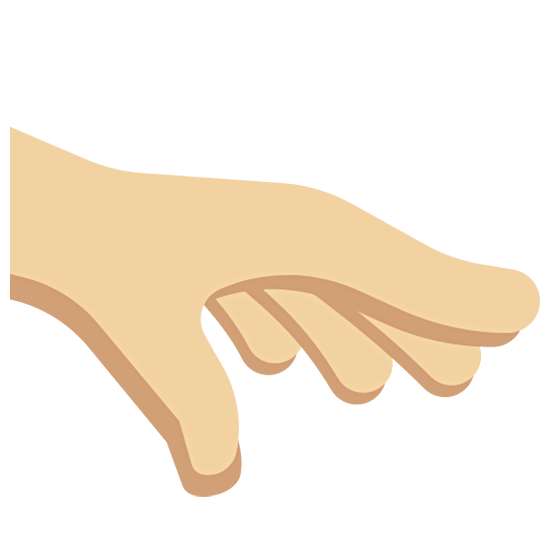 🫳🏼 Emoji Handfläche Nach Unten: mittelhelle Hautfarbe Twitter Twemoji 15.0.