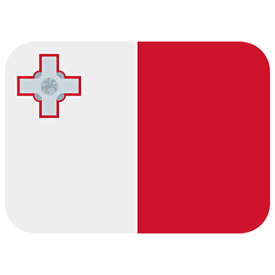🇲🇹 Emoji Flagge: Malta Twitter Twemoji 15.0.