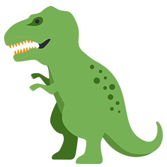 🦖 Emoji T-Rex Twitter Twemoji 15.0.