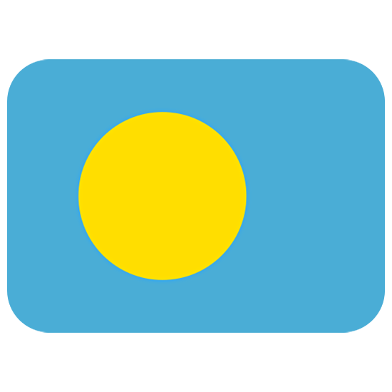 🇵🇼 Emoji Bandera: Palaos en Twitter Twemoji 15.0.