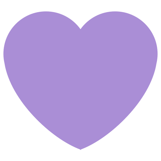 💜 Emoji Corazón Morado en Twitter Twemoji 15.0.