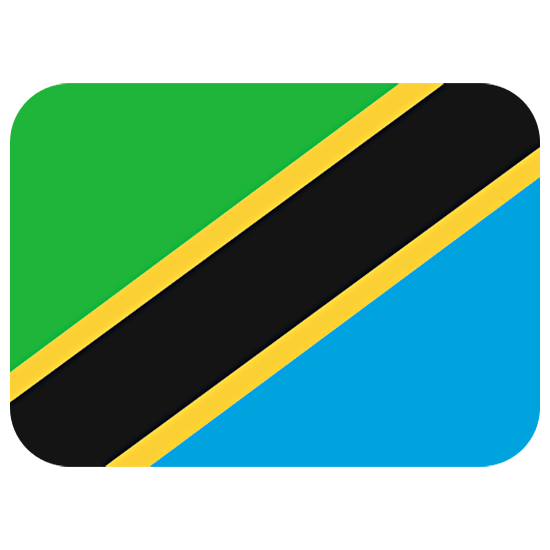 🇹🇿 Emoji Bandera: Tanzania en Twitter Twemoji 15.0.