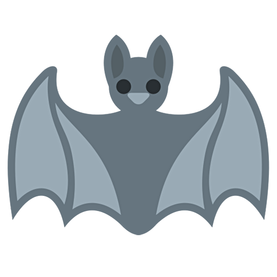 🦇 Emoji Morcego na Twitter Twemoji 15.0.