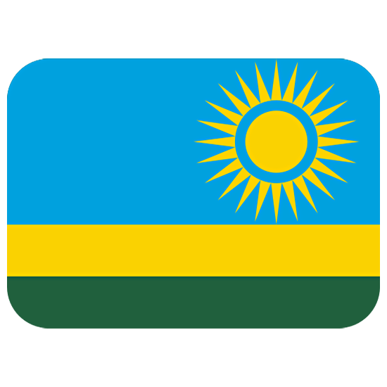 🇷🇼 Emoji Bandera: Ruanda en Twitter Twemoji 15.0.