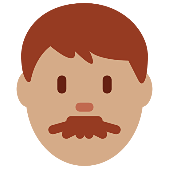 👨🏽 Emoji Mann: mittlere Hautfarbe Twitter Twemoji 15.0.