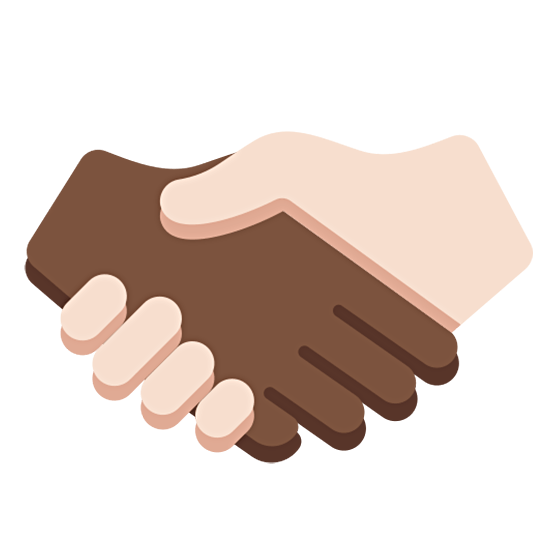 🫱🏿‍🫲🏻 Emoji Handschlag: dunkle Hautfarbe, helle Hautfarbe Twitter Twemoji 15.0.