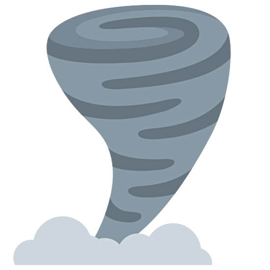 🌪️ Emoji Tornado en Twitter Twemoji 15.0.