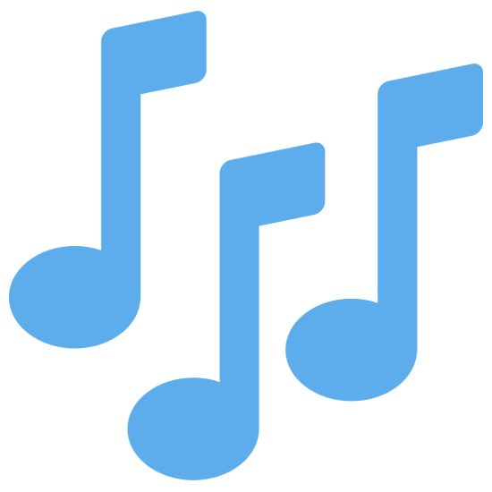 🎶 Emoji Notas Musicales en Twitter Twemoji 15.0.