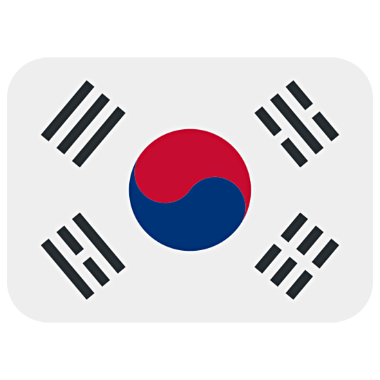 🇰🇷 Emoji Bandera: Corea Del Sur en Twitter Twemoji 15.0.