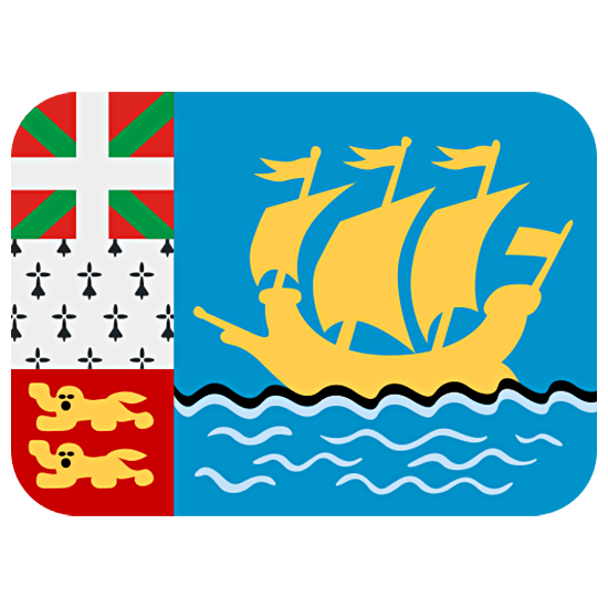 Émoji 🇵🇲 Drapeau : Saint-Pierre-et-Miquelon sur Twitter Twemoji 15.0.
