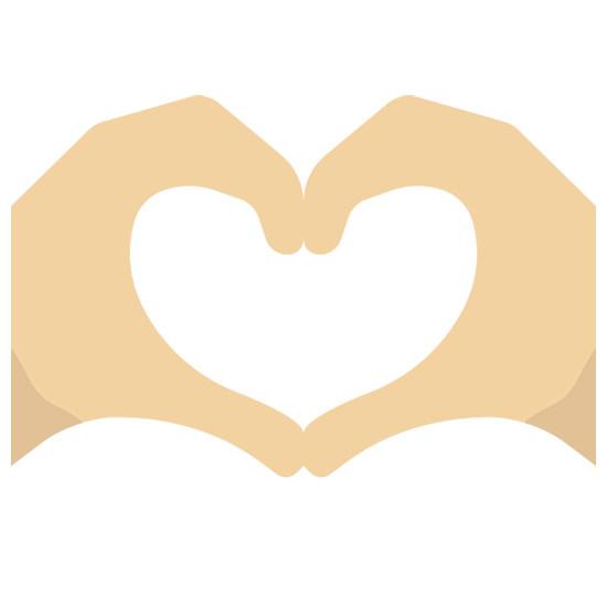 🫶🏼 Emoji Herz Hände: mittelhelle Hautfarbe Twitter Twemoji 15.0.