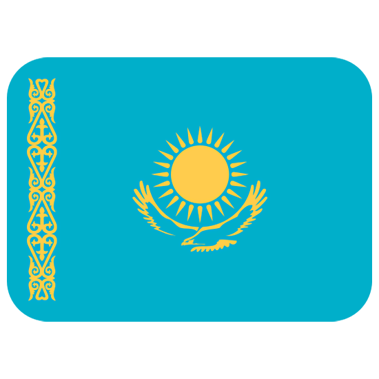 🇰🇿 Emoji Bandera: Kazajistán en Twitter Twemoji 15.0.