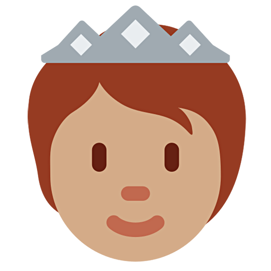 🫅🏽 Emoji Person Mit Krone: mittlere Hautfarbe Twitter Twemoji 15.0.