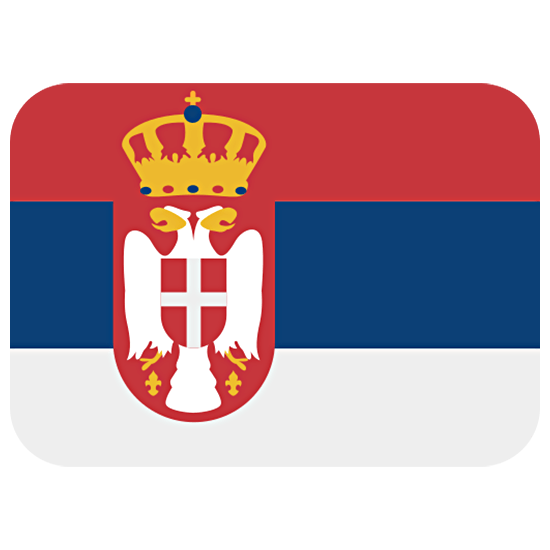 🇷🇸 Emoji Bandeira: Sérvia na Twitter Twemoji 15.0.