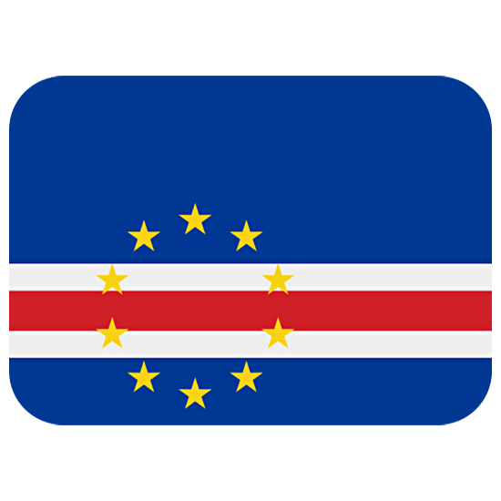 🇨🇻 Emoji Bandera: Cabo Verde en Twitter Twemoji 15.0.