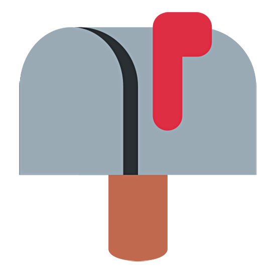 📫 Emoji geschlossener Briefkasten mit Post Twitter Twemoji 15.0.