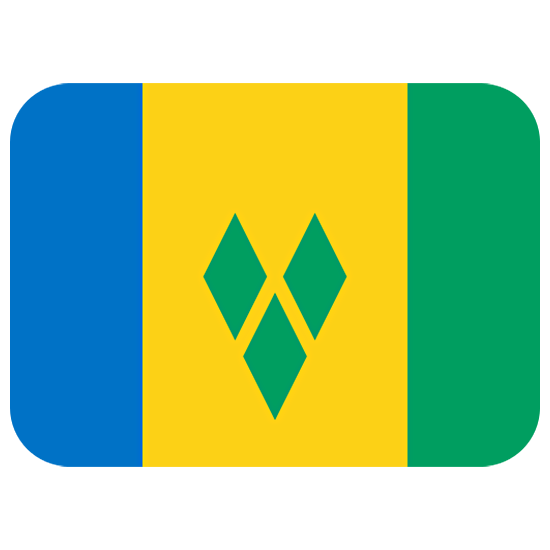🇻🇨 Emoji Flagge: St. Vincent und die Grenadinen Twitter Twemoji 15.0.