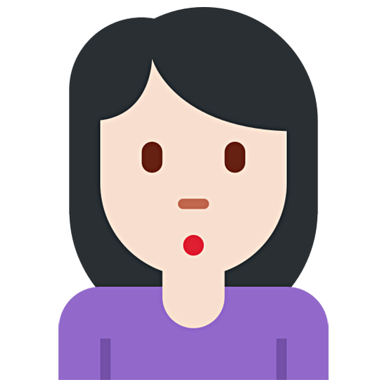 🙎🏻‍♀️ Emoji Mujer Haciendo Pucheros: Tono De Piel Claro en Twitter Twemoji 15.0.