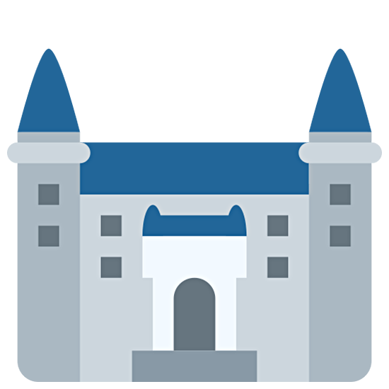 Émoji 🏰 Château sur Twitter Twemoji 15.0.