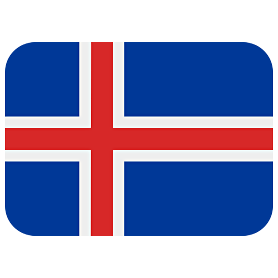 🇮🇸 Emoji Bandeira: Islândia na Twitter Twemoji 15.0.