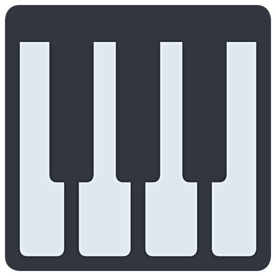 🎹 Emoji Teclado Musical en Twitter Twemoji 15.0.